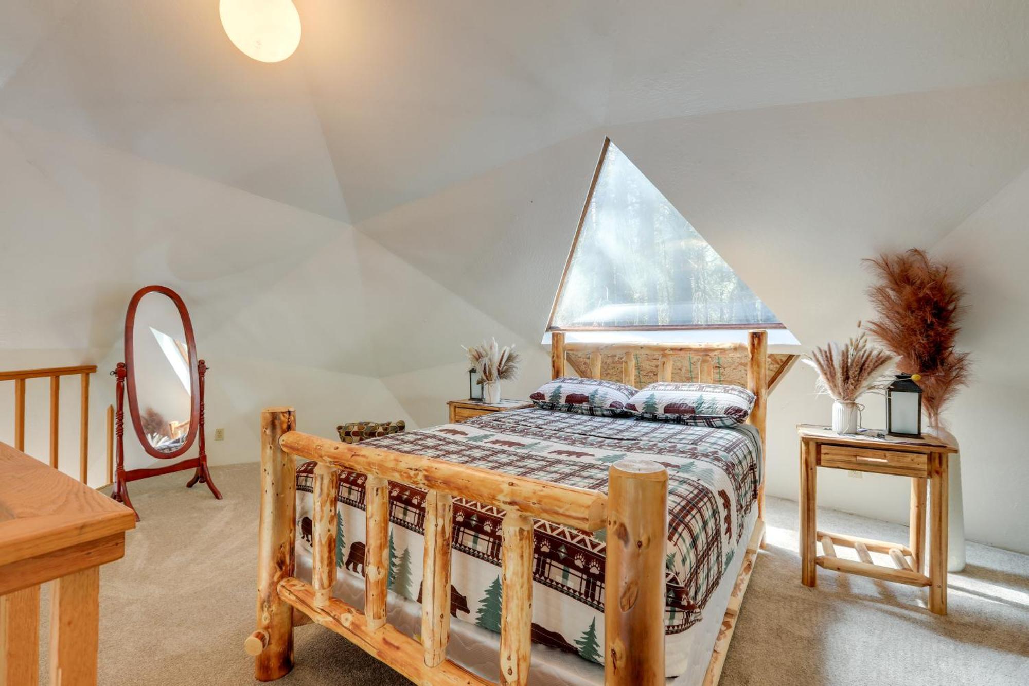 Off-Grid Nevada City Geodesic Dome House With Views! Exterior foto